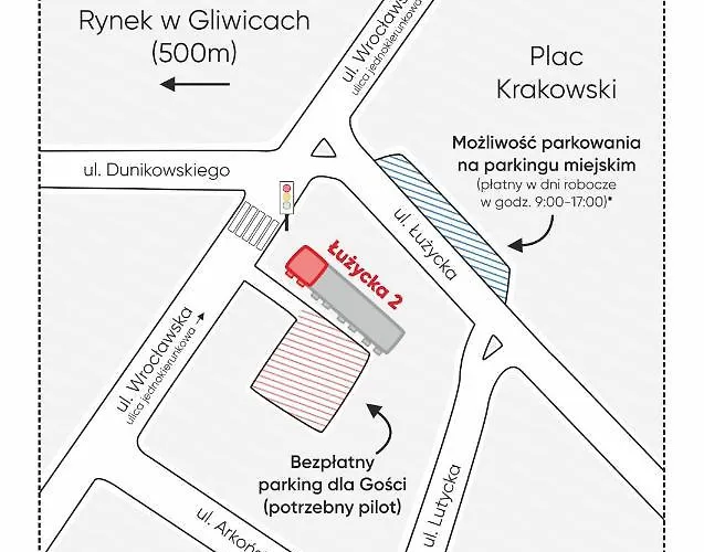 דירה Kairos - Amber - Darmowy Parking, Scisle Centrum גליביצ'ה